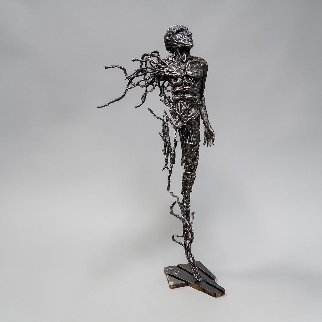 Deriva – Handmade Steel Human Figure Sculpture