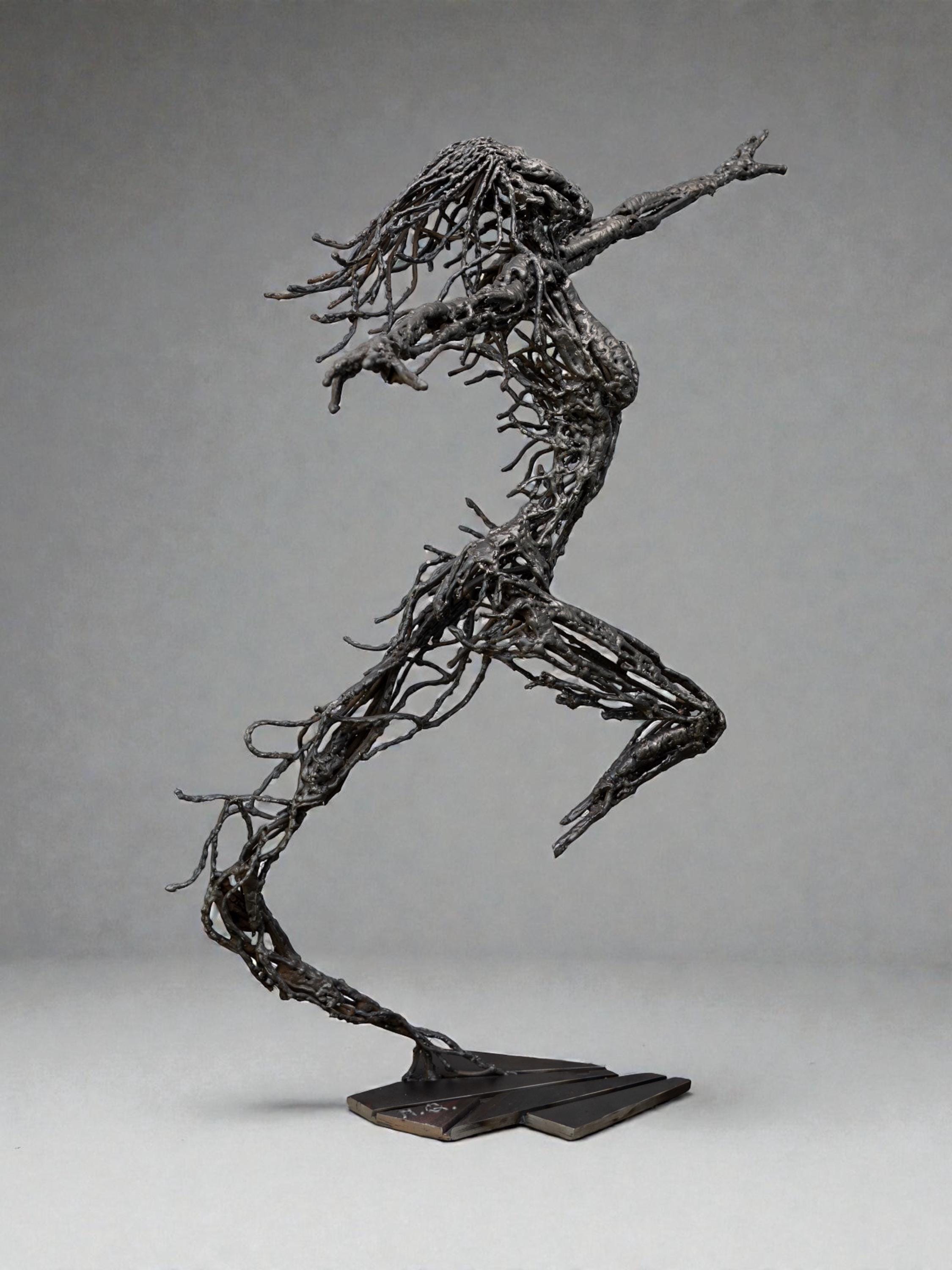 Vikara – Handmade Steel Human Figure Sculpture