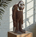 Ancestor – Sculpture d’orang-outan en acier faite à la main