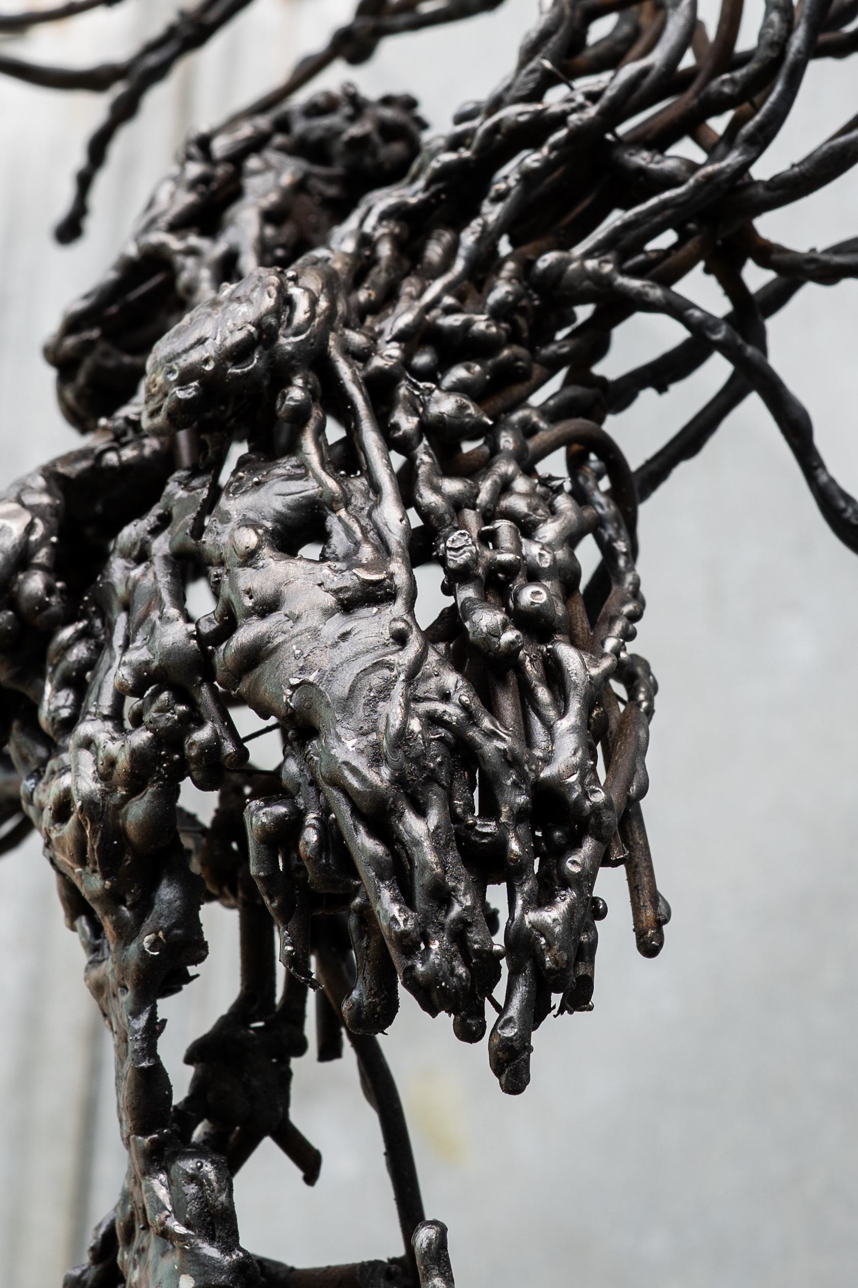 Lys – Handmade Steel Human Figure Sculpture