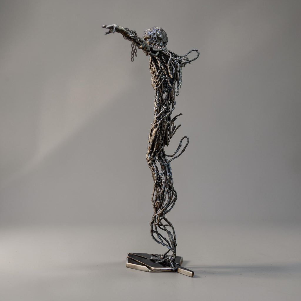 Prometheus – Handmade Steel Mythology Sculpture