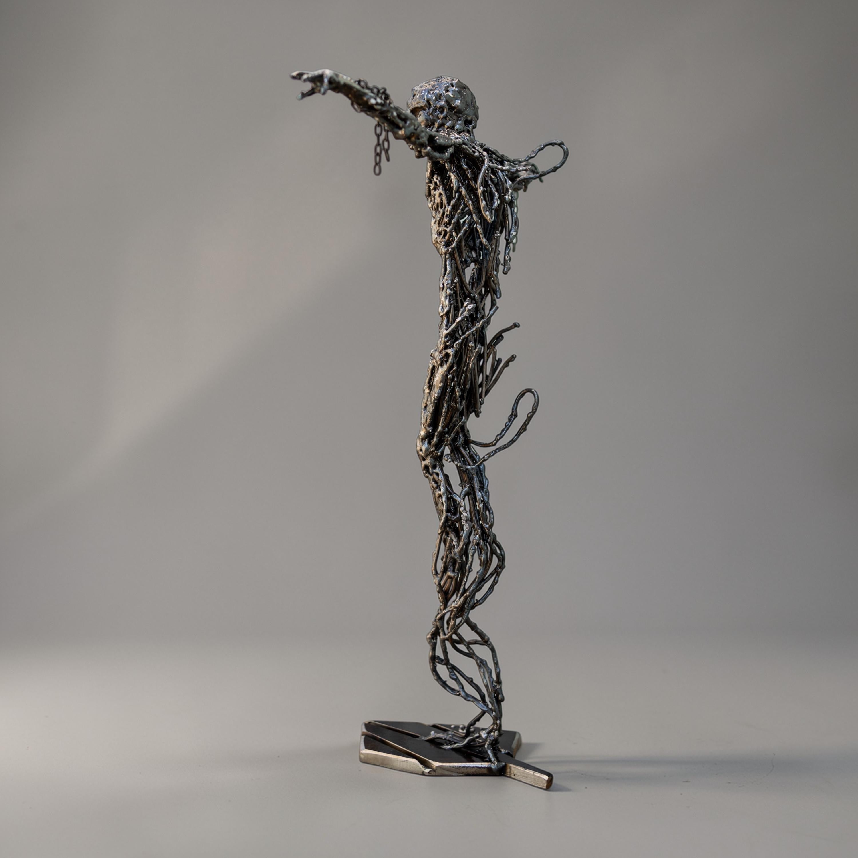 Prometheus – Handmade Steel Mythology Sculpture