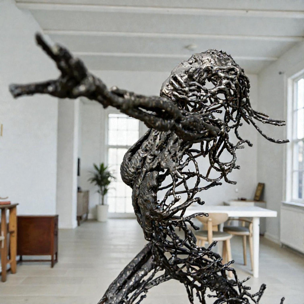 Vikara – Handmade Steel Human Figure Sculpture